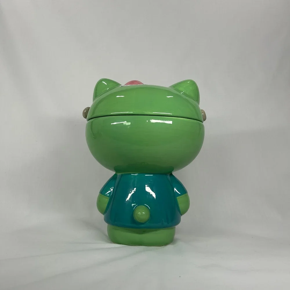 Hello Kitty Frankenstein Halloween Ceramic Cookie Jar Canister